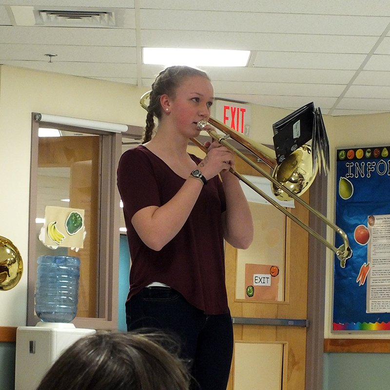 Featured image of article: ConVal Band Visits PES For Reading Night
