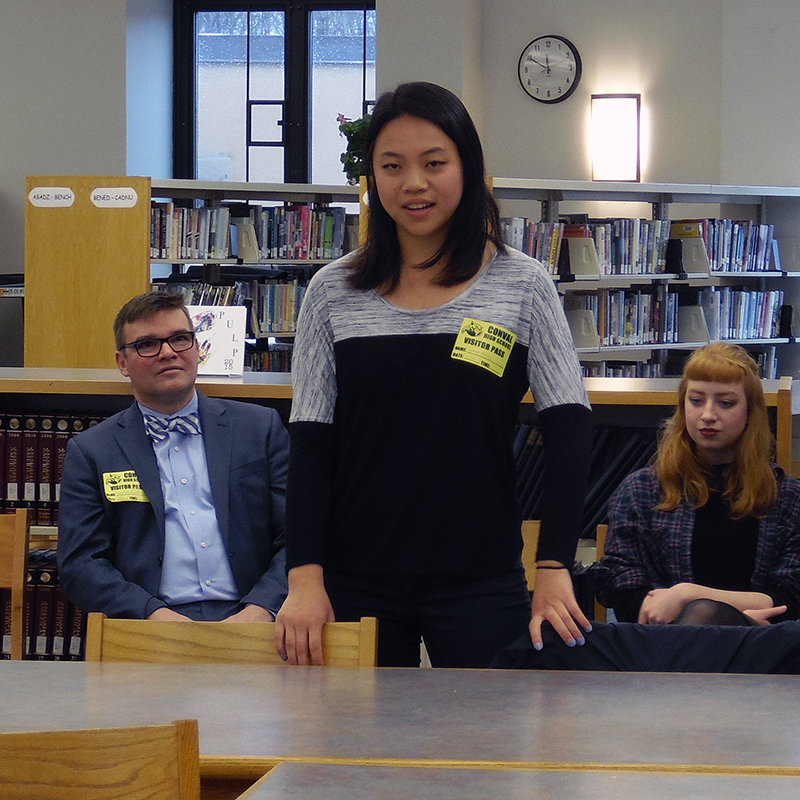 Featured image of article: National Student Poet Eileen Huang Visits ConVal