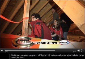Featured image of article: WMUR Chronicle Features ConVal Science Students