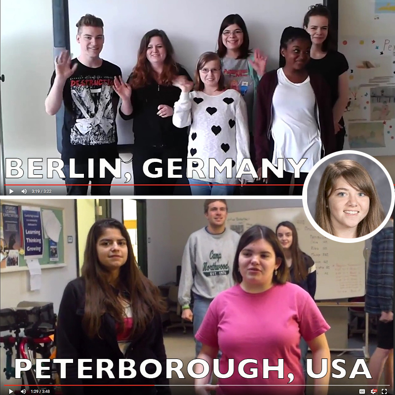 Featured image of article: Alumna Connects ConVal Students To German School