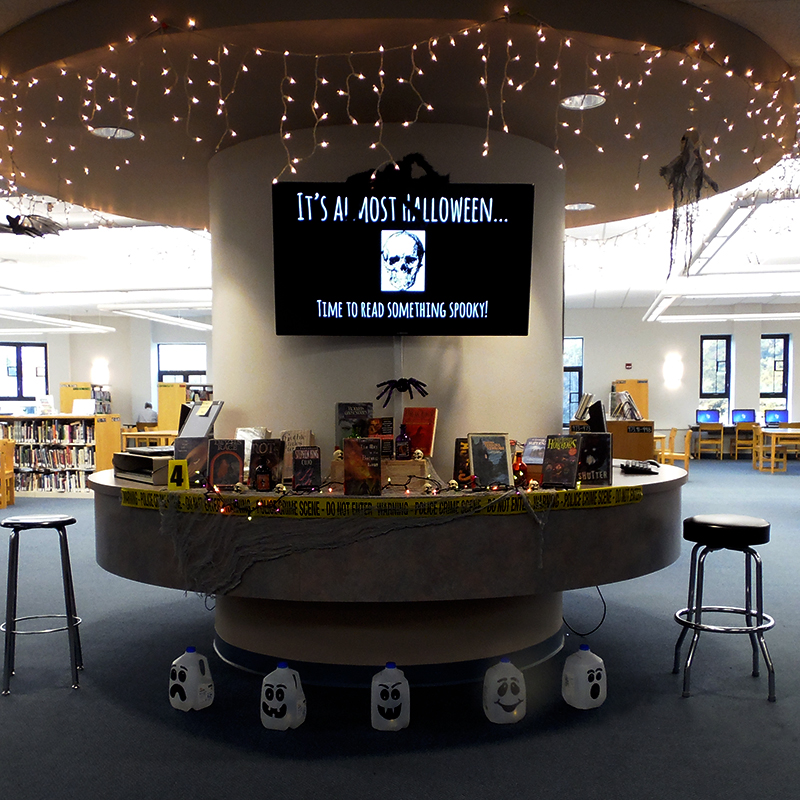 Featured image of article: Library, Special Ed Get Into Halloween Spirit
