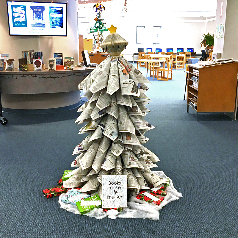Featured image of article: Departments, Classes, Clubs Create Themed Holiday Trees