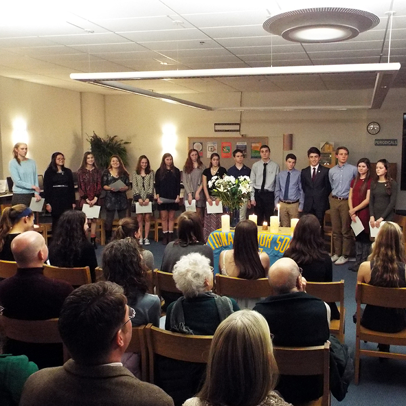 Featured image of article: National Honor Society Welcomes New Members