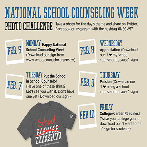 Thank Your Counselor During National School Counseling Week! ConVal