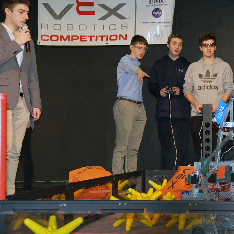 Featured image of article: ConVal High School Hosts VEX Robotics Competition
