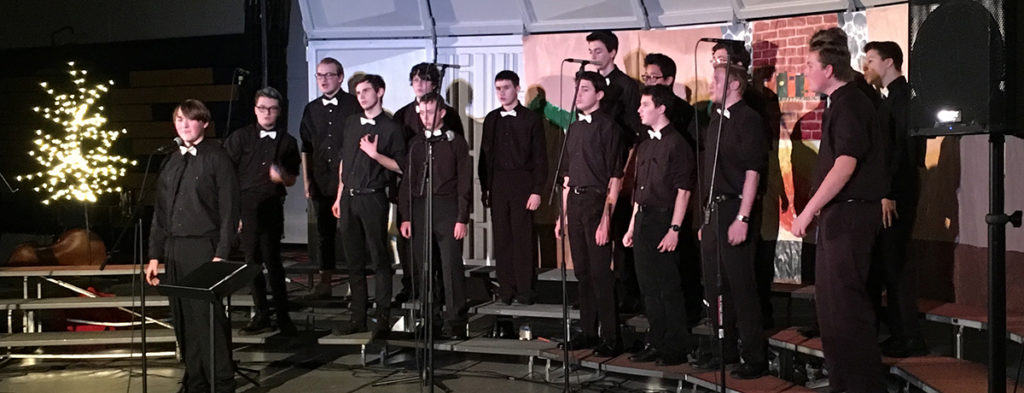 Featured image of article: Boys A Cappella Group Performs At Holiday Concert