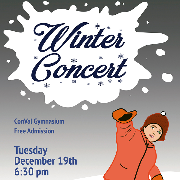 Featured image of article: ConVal Music Department Holiday Concert Tuesday, December 19