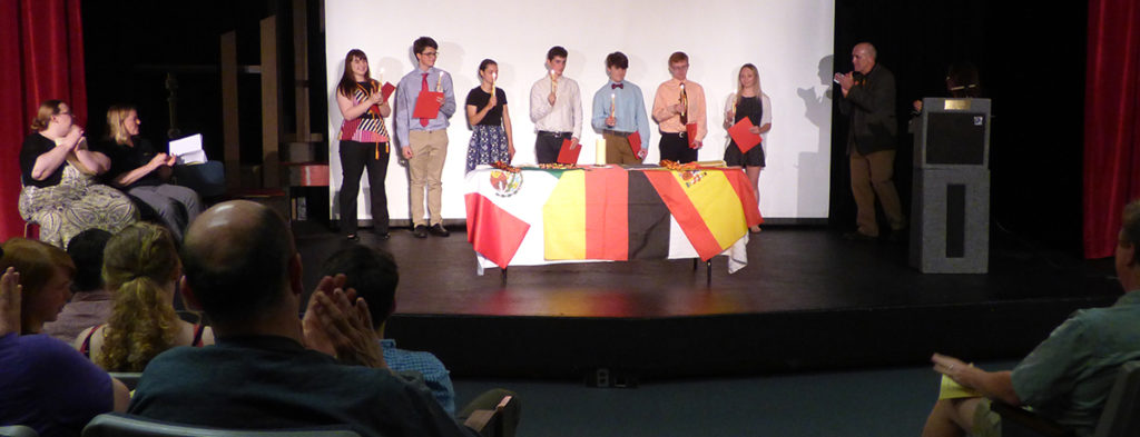 Featured image of article: Induction Ceremony Into The Spanish Honor Society