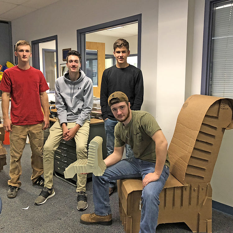 Featured image of article: Engineering Class Produces Dyson Challenge Chair