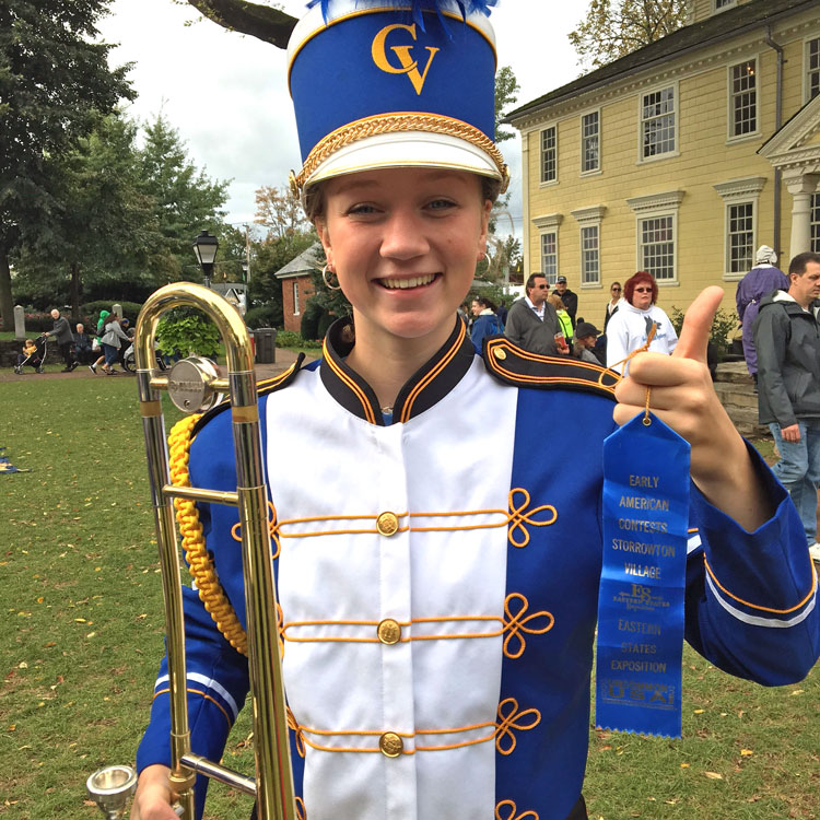 Featured image of article: Band Performs At Big E, Senior Garners Blue Ribbon