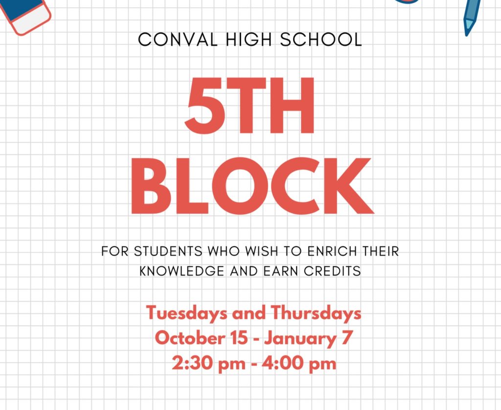 Featured image of article: 5th Block Classes Now Available At ConVal