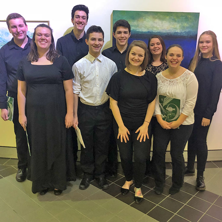 Featured image of article: ConVal Singers At 41st All New England Choral Festival