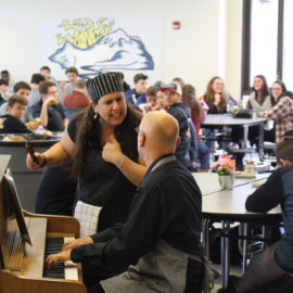 Featured image of article: Lunch Time Is Opera Time In The ConVal Cafeteria