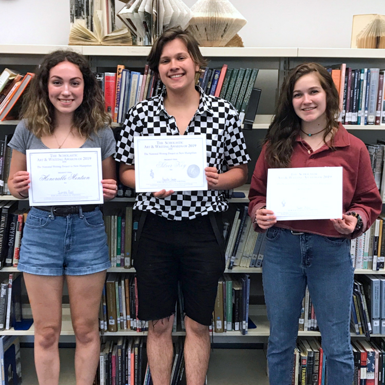 Students Receive Scholastic Writing Awards ConVal Regional High School