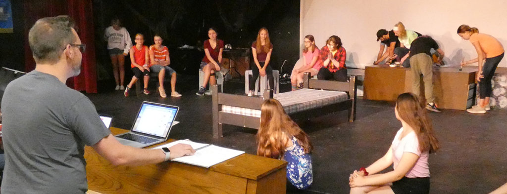 Featured image of article: ConVal Summer Academy Students Rehearse “Annie Jr.”