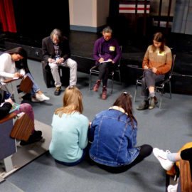 Featured image of article: Students Meet With Playwright Sarah DeLappe