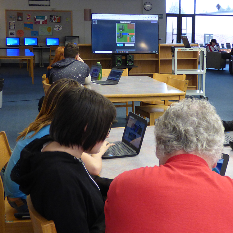 Featured image of article: Library Holds ConVal’s First Hour Of Code