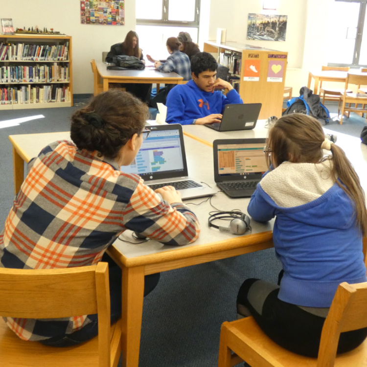 Featured image of article: Library Hosts “Hour Of Code” TASC Event