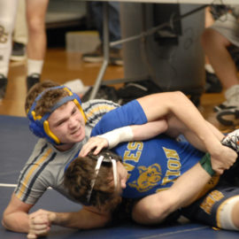 Featured image of article: ConVal Wrestling Has Outstanding Senior Meet