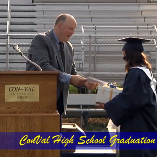 Featured image of article: ConVal Holds 2020 Graduation On Athletic Field