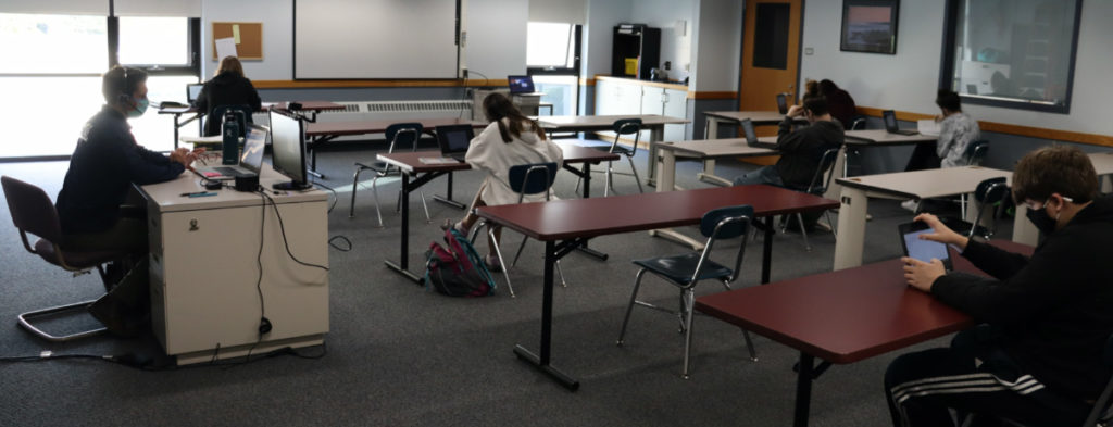 Featured image of article: Physically Distanced Math Class