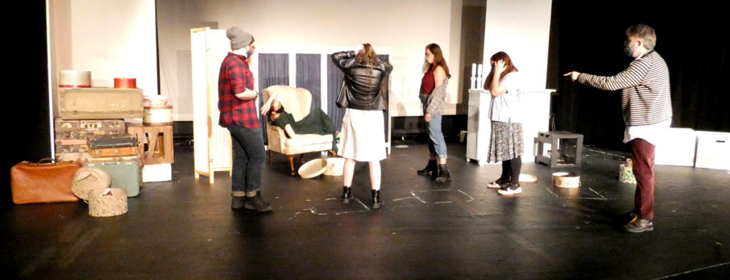 Featured image of article: ConVal Drama Rehearses Student-Written “Pen Pals”