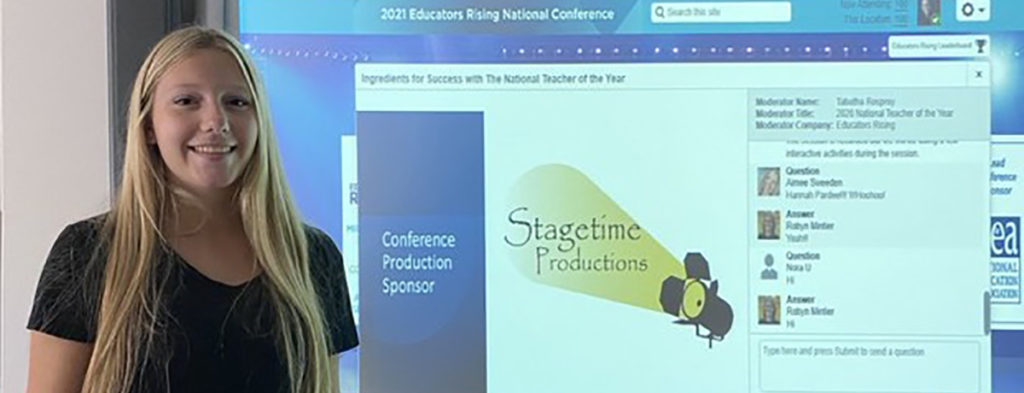 Featured image of article: 2021 Graduate Attends Educators Rising Conference
