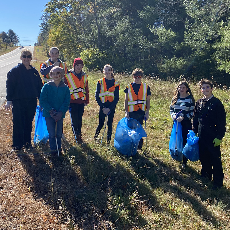 Featured image of article: Adopt-A-Highway: Students And Staff Collect Litter