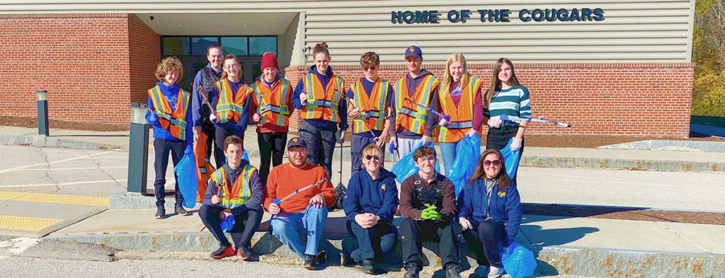 Featured image of article: Students, Staff Engage In Highway Cleanup