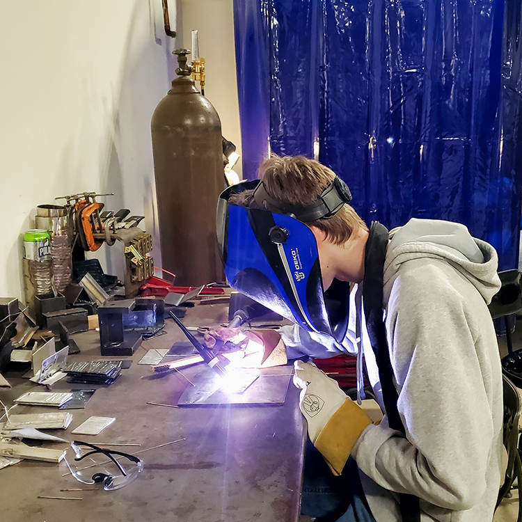 Featured image of article: Students Sharpen Welding Skills At The Phaze Center