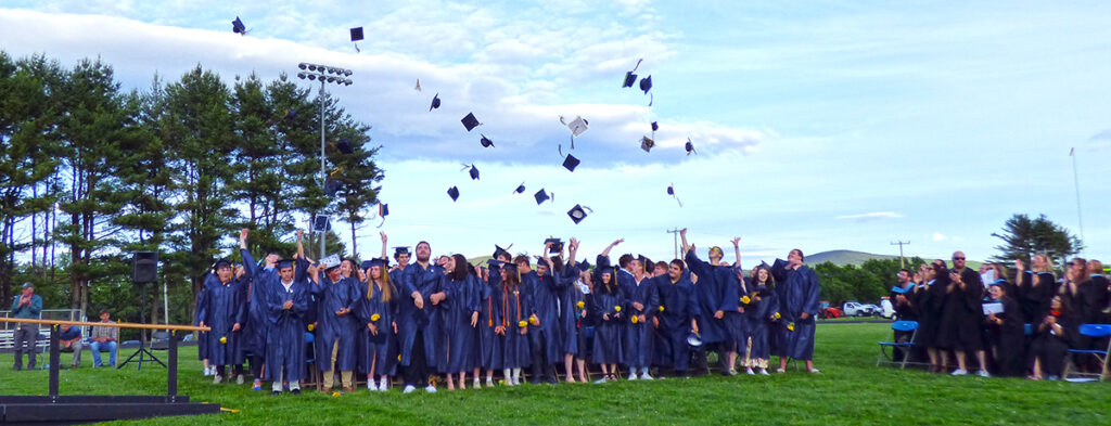 Featured image of article: 2022 Ceremonies Conclude With Mortar Board Toss