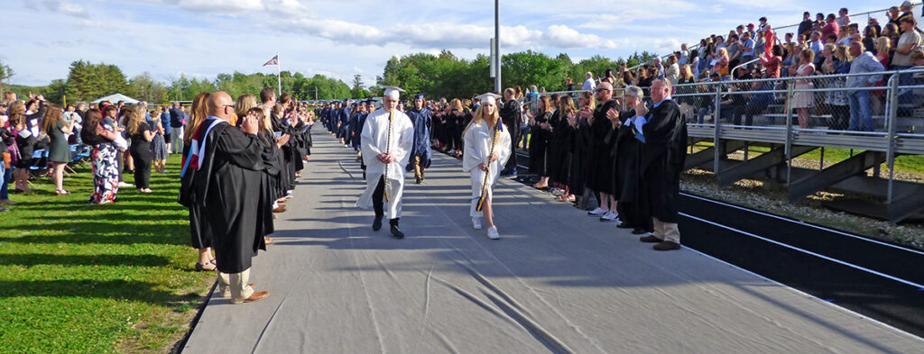 Featured image of article: Class Marshalls Lead Graduation Procession