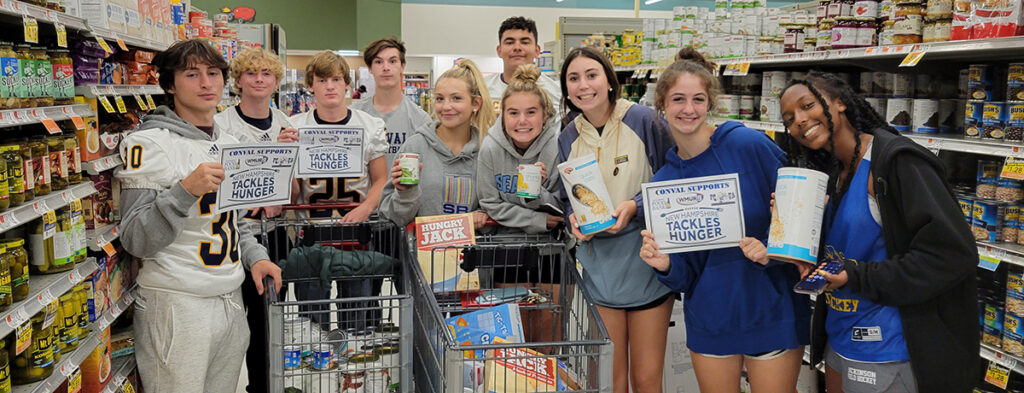 Featured image of article: ConVal Athletics Supports New Hampshire Tackles Hunger