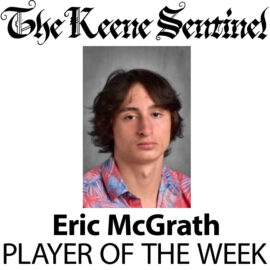 Featured image of article: Eric McGrath Voted Keene Sentinel Player of the Week