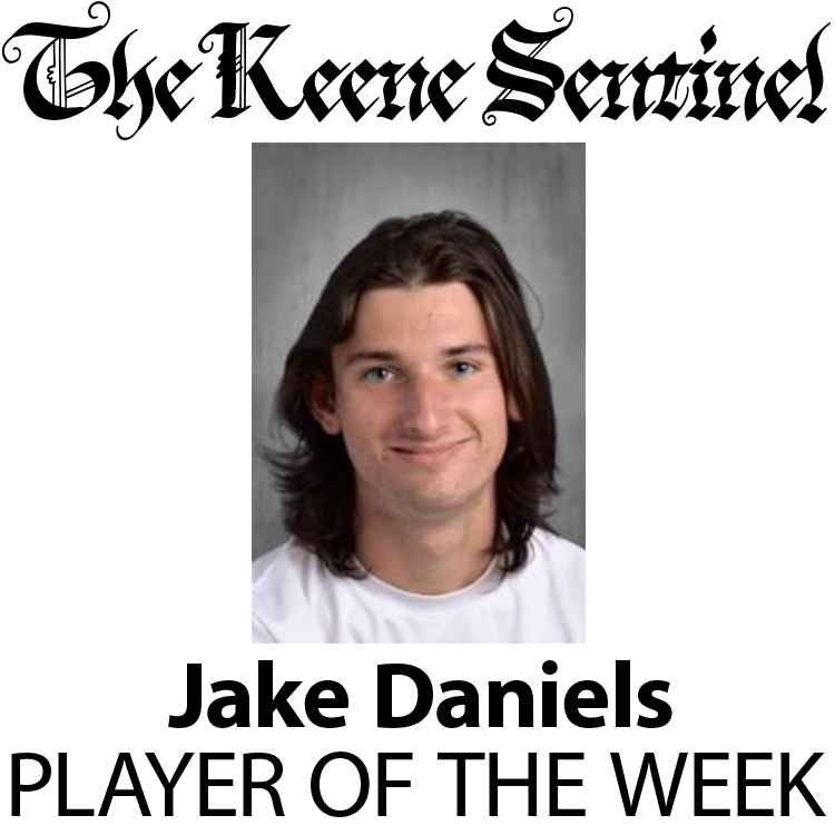 Featured image of article: Jake Daniels Voted Keene Sentinel Player of the Week