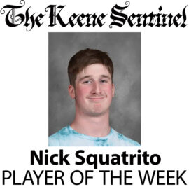 Featured image of article: Nick Squatrito Voted Keene Sentinel Player of the Week
