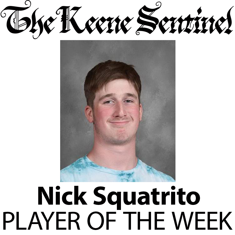 Featured image of article: Nick Squatrito Voted Keene Sentinel Player of the Week
