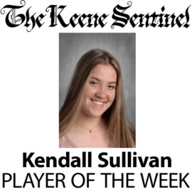 Featured image of article: Kendall Sullivan Voted Keene Sentinel Player of the Week