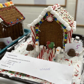 Featured image of article: World Language Clubs Gingerbread House Contest