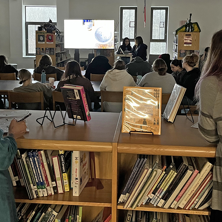 Featured image of article: Art Class Students Present Their Semester Portfolios