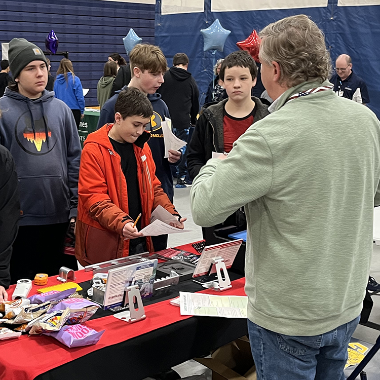 Featured image of article: Middle School Students Attend Career Fair At ConVal High School