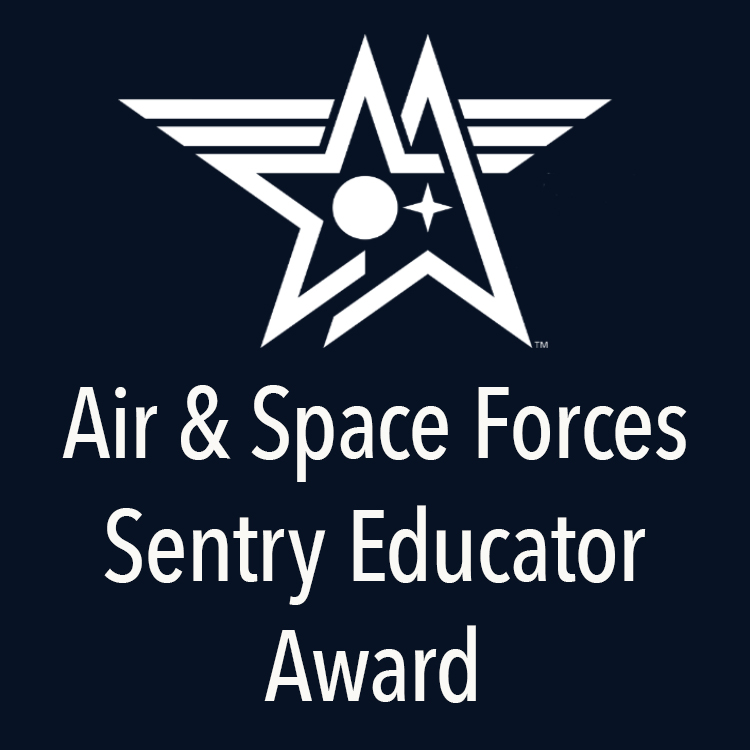 Featured image of article: Brian Moore Wins Air & Space Forces’ Sentry Educator Award