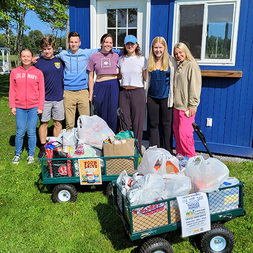 Featured image of article: NHS Students Collect Food Donations