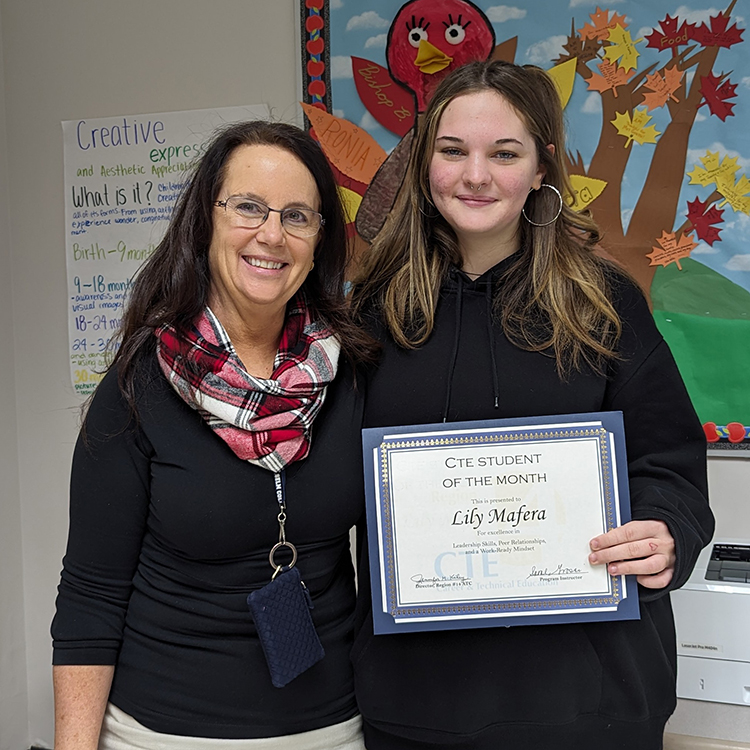 Featured image of article: CTE Student of the Month