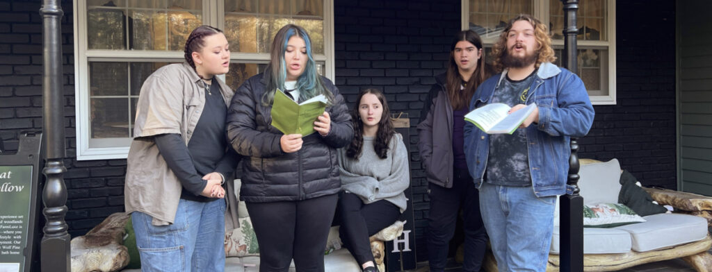 Featured image of article: Choir Carolers Connect with ConVal Community