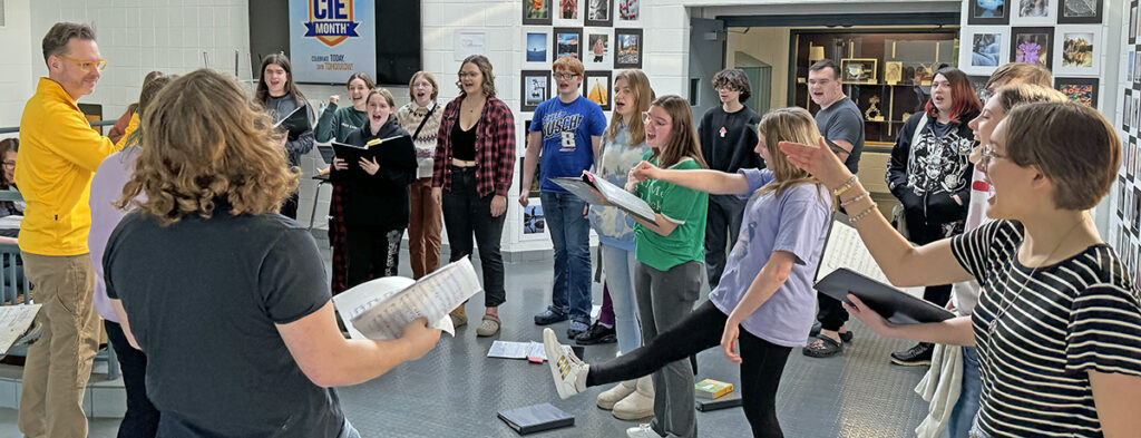 Featured image of article: Chamber Choir Rehearses “From Now On”